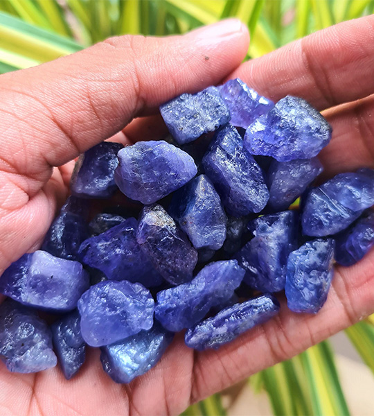 Rough Tanzanite